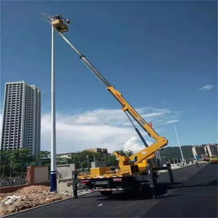 海门维修路灯的曲臂升降车出租